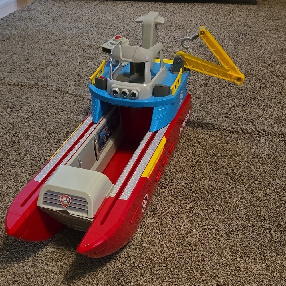 Paw Patrol Rescue Boat - Red and Yellow